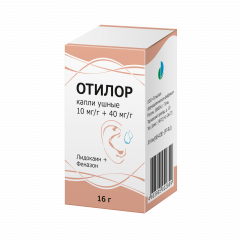 Отилор капли ушные 16г