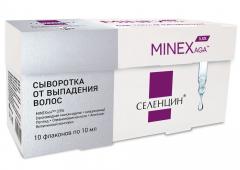 Селенцин МИНЕКСага сыворотка против выпадения волос 10мл №10