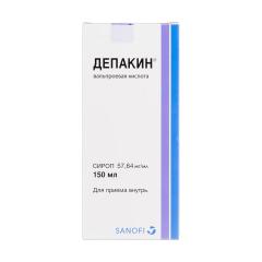Депакин сироп 5,7% 150мл