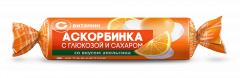 Аскорбиновая к-та крутка с сахаром таблетки Апельсин №10 Импловит