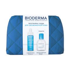 Биодерма Гидрабио набор сыворотка 30мл+ Н2О вода мицеллярная 100мл+косметичка