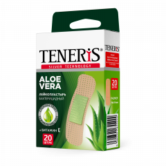 Тенерис пластырь бактерицидный полимер.осн. Алоэ №20