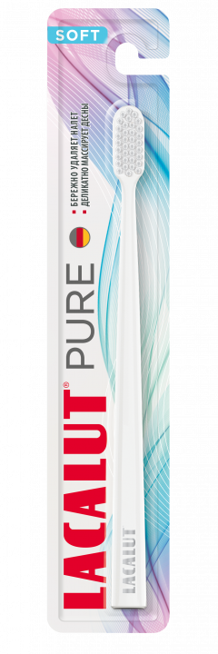 Лакалют зубная щетка Пюр софт