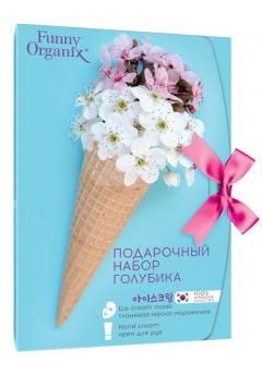 Фанни Органикс Голубика набор крем д/рук йогуртовый 30мл+маска для лица тканевая Прохладный релакс