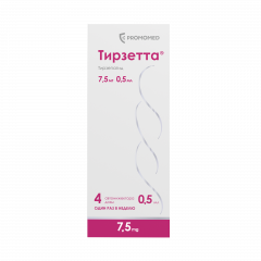 Тирзетта раствор для подкожного введения 7,5мг 0,5мл №4