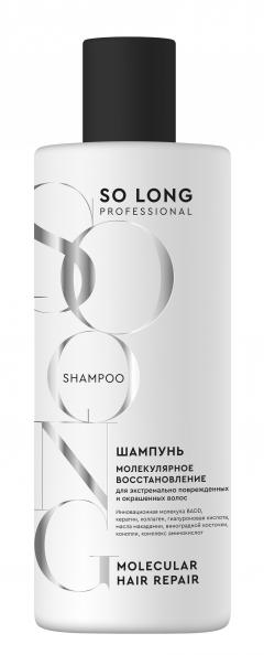 Соу Лонг Профешнл шампунь Молекулярное восстановление 400мл