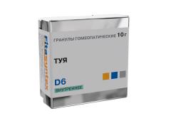Туя Окциденталис (Туя) D-6 гранулы 10г