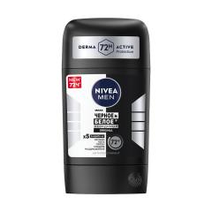 Нивея Мен дезодорант-стик Черное и Белое Оригинал 50мл