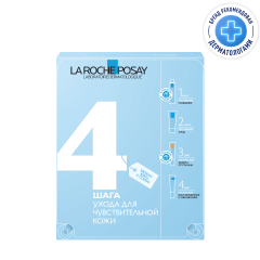 Ля рош позе Толеран Сенситив набор крем 40мл+ Бальзам Цикапласт 15мл+Антгелиос флюид матирующий 15мл+вода мицеллярная 50мл