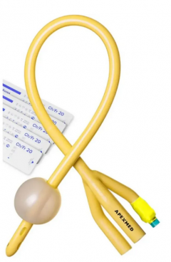 Катетер Фолея 3-х ходовой CH20 (длина 40см) №10 Апексмед