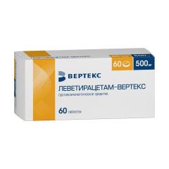 Леветирацетам-Вертекс таблетки 500мг №60