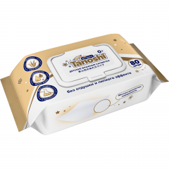 Таноши Премиум салфетки влажные для детей алоэ №80