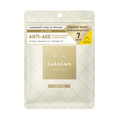 ЛуЛуЛун маска для лица тканевая антивозрастная Увлажнение и борьба с тусклостью №7