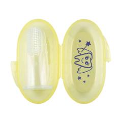 Курносики зубная щетка силикон + футляр 19418