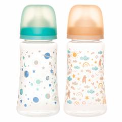 Мир детства бутылочка широк.горло 360мл+соска силикон 11471