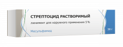 Стрептоцид линимент 5% 30г Тульская ФФ