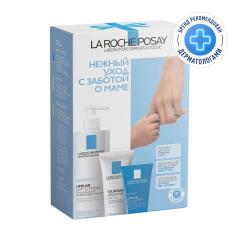 Ля рош позе Липикар набор молочко 400мл+Толеран Сенситив крем увлажняющий 40мл+Липикар гель очищающий успокаивающий 100мл