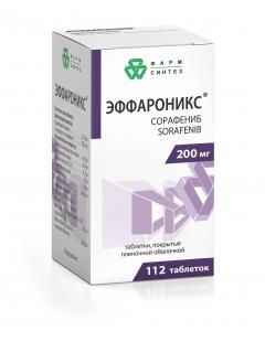 Эффароникс таблетки покрытые оболочкой 200мг №112