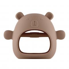 Рокси Кидс прорезыватель Мишка на руку карамельный