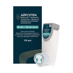 Айрсупра аэрозоль для ингаляций 80мкг+90мкг/доза 120доз