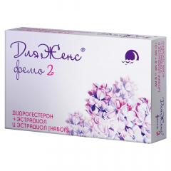 ДляЖенс Фемо2 таблетки покрытые оболочкой 10мг+2мг+2мг №28