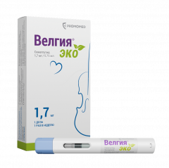 Велгия Эко раствор подкожно 1,7мг/0,75мл автоинъектор №4