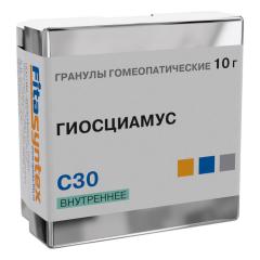 Гиосциамус С-30 гранулы 10г Ф