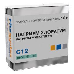 Натриум Хлоратум С-12 гранулы 10г Ф