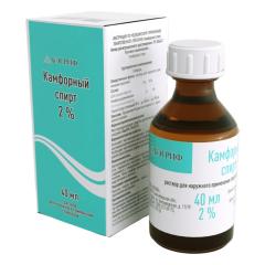Камфорный спирт 10% 40мл Бэгриф