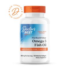 Докторс Бэст Двойная Омега-3 капсулы 1000мг №120