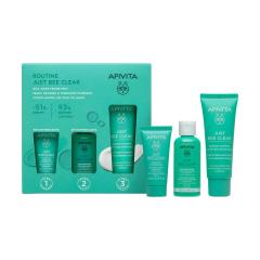 Апивита Джаст Би Клиа набор уход матирующий и увлажняющий против несовершенств 40мл+гель очищающий 15мл+лосьон очищающий 50мл