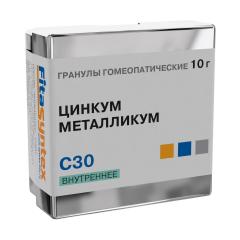 Цинкум Металликум С-30 гранулы 10г Ф