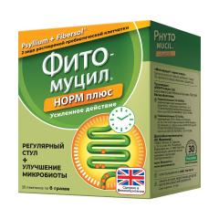 Фитомуцил Норм Плюс порошок пакет 6г №25