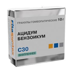Ацидум Бензоикум С-30 гранулы 10г Ф