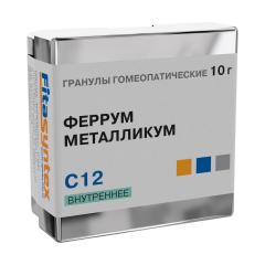 Феррум Металликум С-12 гранулы 10г Ф