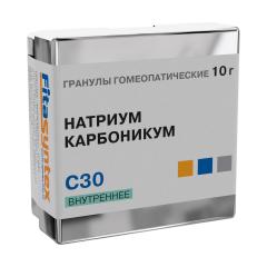 Натриум Карбоникум С-30 гранулы 10г Ф