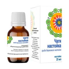 Чага настойка 25мл Кировская ФармФабрика