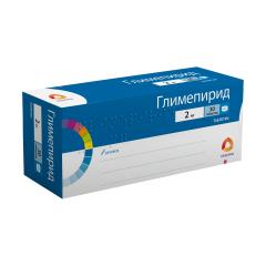Глимепирид таблетки 2мг №30 Рафарма