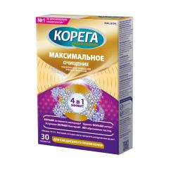 Корега Профешнл таблетки д/очищ. зубных протезов Максимальное Очищение 4в1 №30