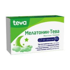 Мелатонин-Тева таблетки 3мг №60