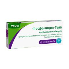 Фосфомицин-Тева гранулы для приготовления раствора внутрь 3г №1