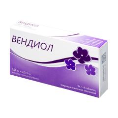 Вендиол таблетки покрытые оболочкой 0,06мг+0,015мг №28