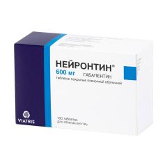 Нейронтин таблетки покрытые оболочкой 600мг №100