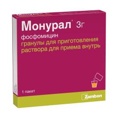 Монурал гранулы для приготовления раствора 3г №1