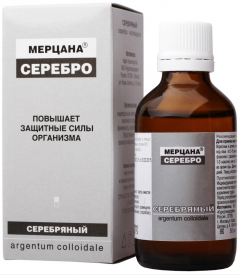 Мерцана ( Серебряный ) капли внутрь 50мл