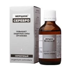 Мерцана ( Серебряный ) капли внутрь 50мл