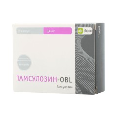 Тамсулозин ретард-OBL таблетки пролонгированные 0,4мг №30