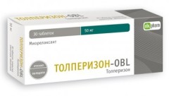 Толперизон-OBL таблетки п.о 50мг №30