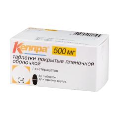 Кеппра таблетки 500мг №60