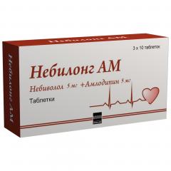 Небилонг АМ таблетки 5мг+5мг №30
